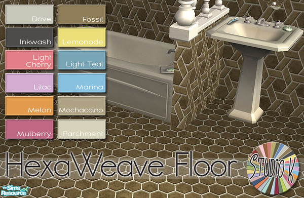Sims 2 — Studio K HexaWeave Floor_02 by StudioKhagerks — 