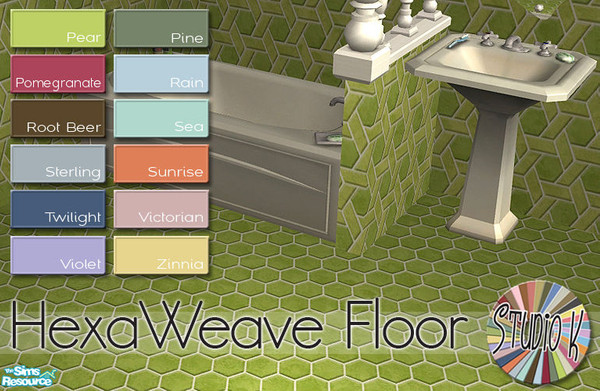 Sims 2 — Studio K HexaWeave Floor_03 by StudioKhagerks — 