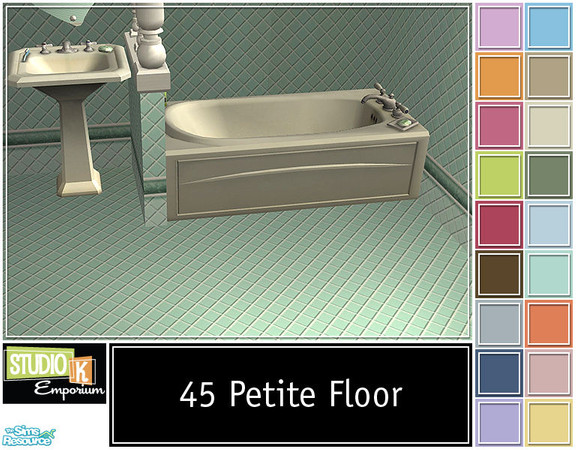 Sims 2 — Studio K 45 Petite Floor_02 by StudioKhagerks — 