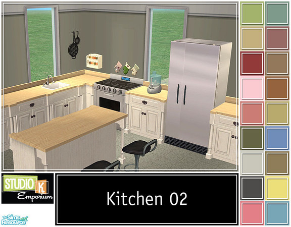 Sims 2 — Studio K Kitchen 02_01 by StudioKhagerks — 