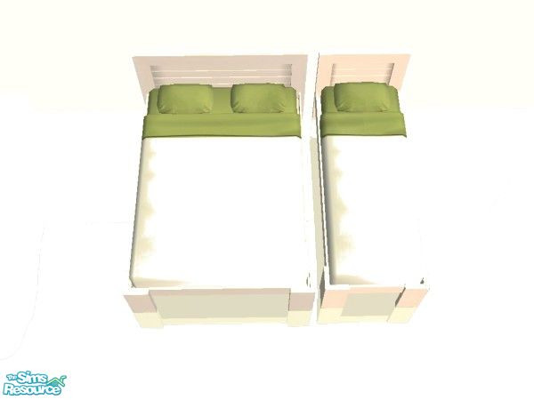 Sims 2 — Asparagus Bedding Set - Type 2 by simmaniac2005 — Asparagus bedding to match Studio K walls and floors. by Jo D