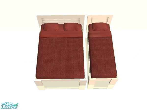 Sims 2 — Brick Bedding Set - Type 3 by simmaniac2005 — Made to match Studio K walls and floors. by Jo D Designs