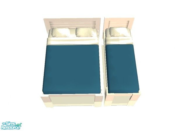 Sims 2 — Carribean Bedding Set - Type 1 by simmaniac2005 — Made to match Studio K walls and floors. by Jo D Designs