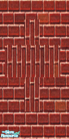 Sims 2 — Red Brik 2 by darci321 — Part of the Assorted Brik n' Brik Collection created by Ylist/darci321.