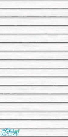 Sims 2 — White Siding by TSR Archive —  Plain White Siding. **TSRAA Member**
