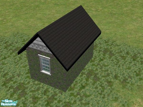 Sims 2 — Real Roofs Grey by c_literati — I really wish I could've made a white roof, but it just doesn't work with the
