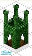 Sims 1 — High Castle Hedge by carriep — The tall privit hedge has been given new life thanks to an creative gardener and