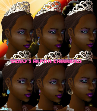 Sims 2 —  by 22ko — Six wonderful and chic earrings.Thanks Dr.Pixel very , very much!You need download Dr.Pixels mesh