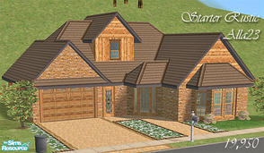 Sims 2 — Starter Rustic House by Semitone — Another starter home for your sims.