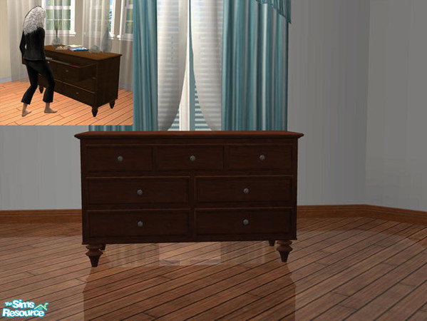 Sims 2 — PB Montegobedroom - Dresser by ShinoKCR — Animated rev file uploaded on March 26 2009 (smaller texture with dds