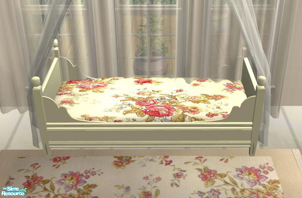 Sims 2 — PB Daybed blue - Daybed cream - Polster roses by ShinoKCR — 