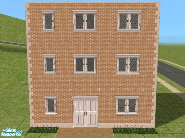 Sims 2 — Simified - Impressions slate grey wall set by eradicus — This set has a matching brick paver set