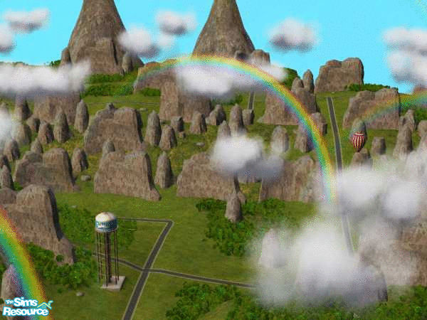 Sims 2 — Highland by nickszalinski — It\'s not a terrain - it\'s a neighborhood