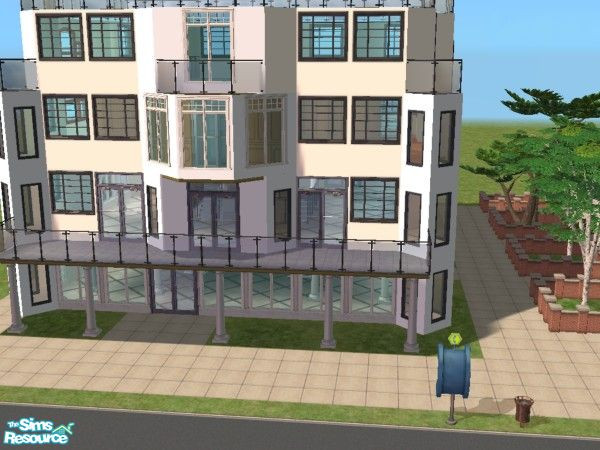 Sims 2 — Attenborough Tower by MaskedRaider — The magnificently designed Attenborough Tower needs you! Use the modern,