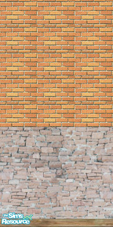 Sims 2 — 'Brick & Stone' #2 by devil_shark — Part of the 'Brick & Stone' Set By Devil_Shark - TSRAA Member