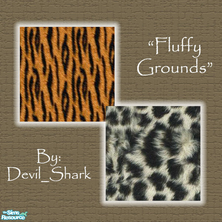 Sims 2 — 'Fluffy Grounds' by devil_shark — Yes, that's right, fluffy grounds, just like walking on the clouds. Set