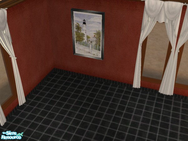 Sims 2 — Key West Painting 02 by SimsLvrGrl — Hot and cool, all at the same time! Key West Lighthouse painting.
