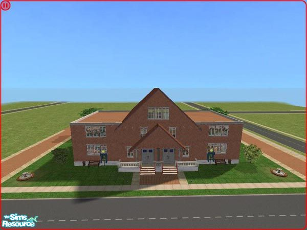 Sims 2 — Z.A.V's Library by Sheera — Place where simmy students study , read , search for stuff , and do assignment.