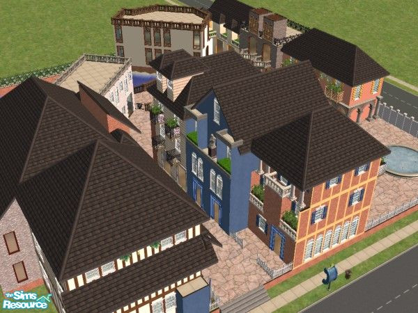 Sims 2 — -=O=- Normandy by 0wly — A huge 'little' town of Normandy. Probably the biggest lot I've made for TSR and I hope