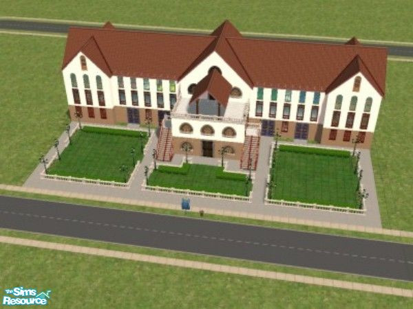 Sims 2 — Chakri Throne Hall (Competition) by Timin2101 — The most famous building in the Grand Palace of Bangkok,