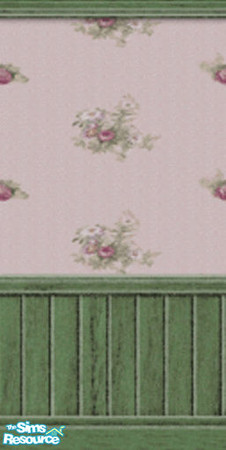Sims 2 — Bloomie Roomie Wall Cover by sara_dippity — Adapted from The Sims Hot Date by sara_dippity. TSRAA, baby.
