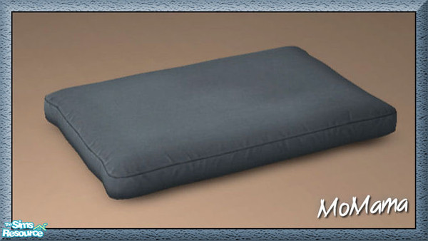 Sims 2 — NK Comfy Pet Pillows - Steel Blue by MoMama — A comfy pet pillow in Steel Blue. Great place for a cat or dog to