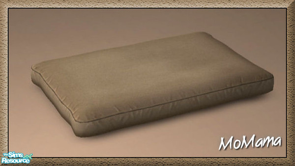 Sims 2 — NK Comfy Pet Pillows - Brown by MoMama — A comfy pet pillow in Brown. Great place for a cat or dog to take a