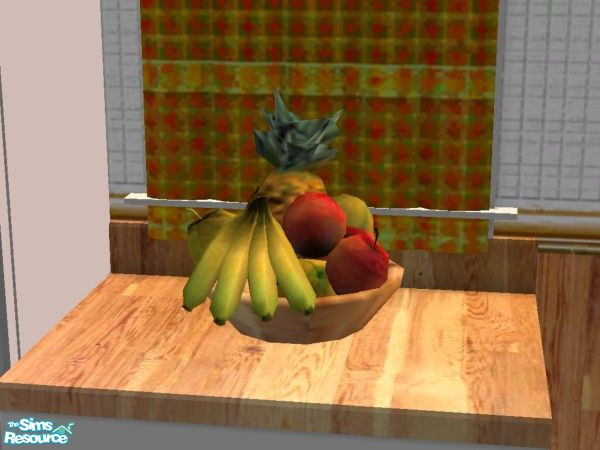 Sims 2 — Pine and White Starter Kitchen by TSR Archive — This set is for starter homes,with a Pine and White finish to
