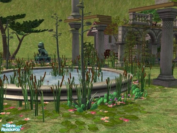 Sims 2 — Ancient Ruins by schweighsr — Let your Sims explore this set of slightly restored ancient ruins. Includes a