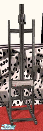 Sims 2 — Dice Easel by puterwitch — lucky easel