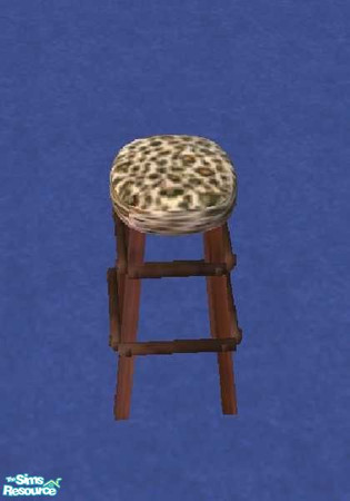 Sims 2 — WildlifeBarStools5 by janicap — 5 wildlife theme barstools set