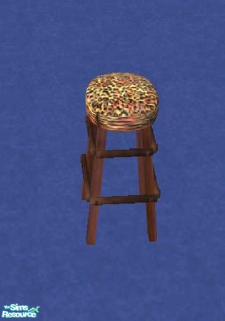 Sims 2 — WildlifeBarStools3 by janicap — 5 wildlife theme barstools set