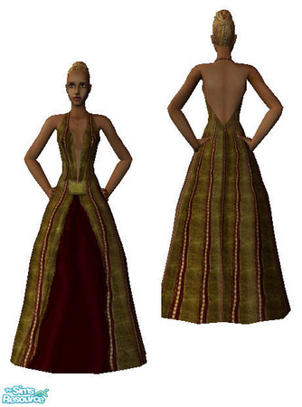 Sims 2 — gown by mereltje — none