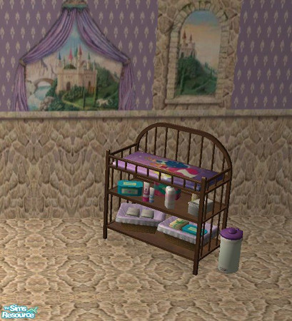 Sims 2 — sh_princesschangetble by countrysue — Part of The Princess Nursery set :)