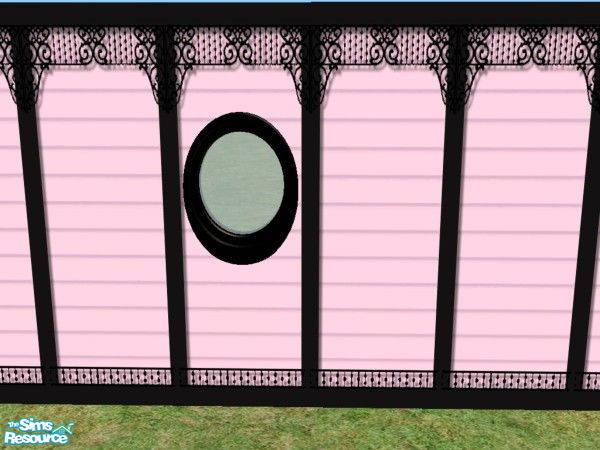 Sims 2 — Maxis Match Victorian Build Round Window by c_literati — Mostly recolors to match the Maxis shuttered windows