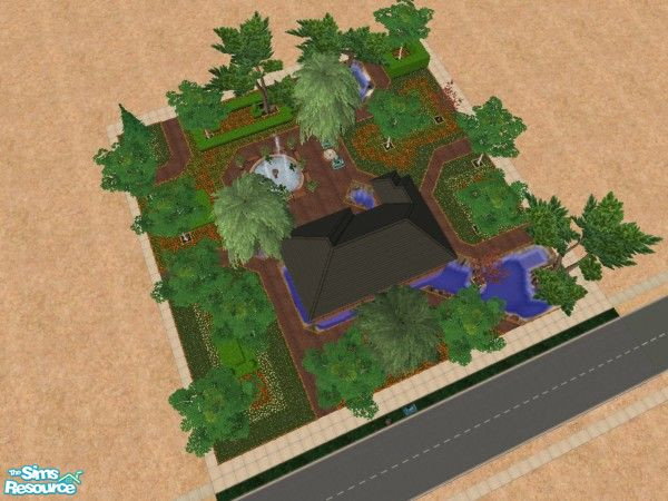 Sims 2 — Fairview Park by Kylejh15 — A beautiful place for your sims to go for a rest or a walk, or a romantic date.