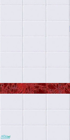 Sims 2 — Thin Line Marble Tile Set - Red by TrailRunner782 — Elegance, beauty and wealth are just three words associated
