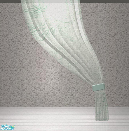 Sims 2 — PB Blue Children turquoise - DecoCurtain by ShinoKCR — 
