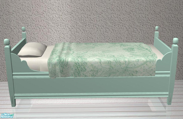 Sims 2 — PB Blue Children turquoise - Bedcover single Bed by ShinoKCR — 