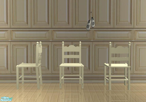 Sims 2 — PB Blue Children cream - Chair by ShinoKCR — 
