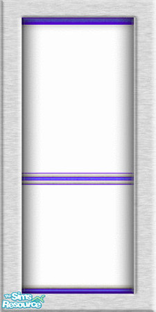 Sims 2 — Cycle Shower Tile by Lorah — Purple, silver and white large shower tile.