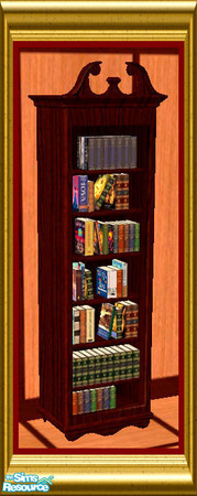 Sims 2 — Bookcase With Brand New Books! by oldmember_SavannahSims — Enjoy that extra bit of luxury for the senses with