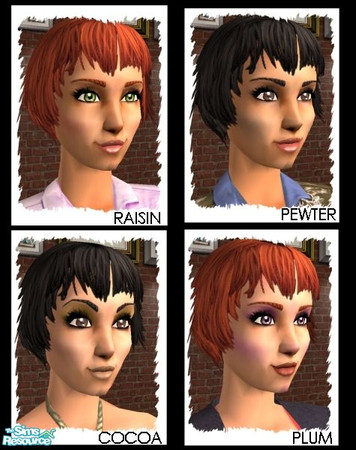Sims 2 — Face Sculpting Blushes by galilea — Four interesting color choices to add subtle shading and highlights to your