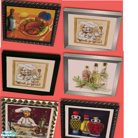 Sims 2 — Handle and Spout Reprints by Modfan by modfan — 6 Reprints of the Bella Squared Painting. Each one with its own