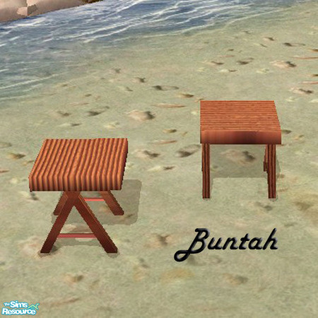 Sims 2 — Picnic Bench MESH by buntah — This is the mesh file for the bench to go with the picnic table. This file is