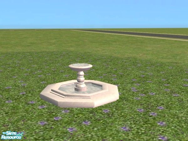 Sims 2 — Vintage Victorian Garden Wedding Fountai by c_literati — Victorian-style items in classic white or wrought iron
