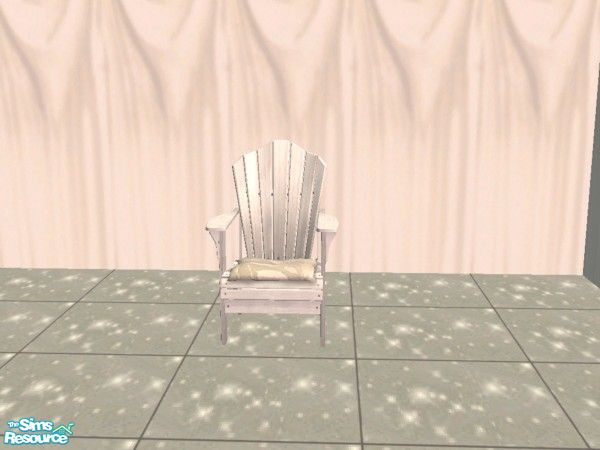Sims 2 — Vintage Victorian Garden Wedding Adirond by c_literati — This recolor of the Adirondack Chair Cushion also