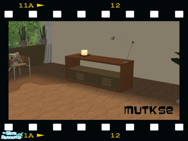 Sims 2 — Way of Life Bedroom tablelight by Mutske — Recolour of PeggySims2. You need to download the original meshes. 