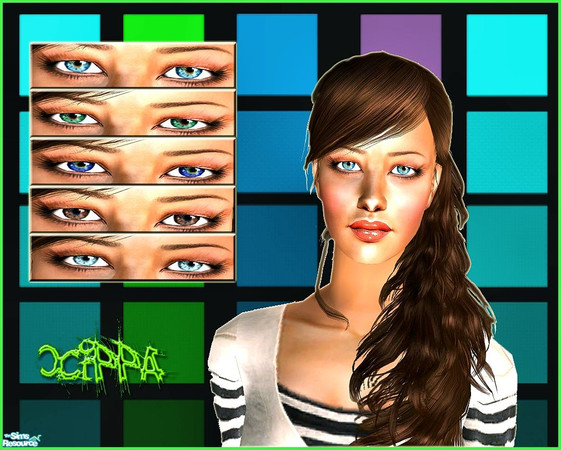 Sims 2 — Eyes by cippa1982 — 5 eyes for your sims!
