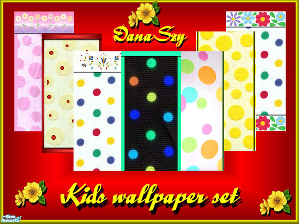 Sims 2 — Kids wallpaper set by danaszy — A nice set of seven cute wallpapers. If you like my work please download and